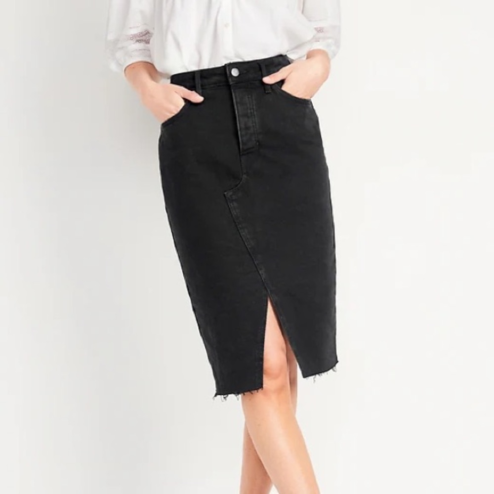 Old Navy Denim Midi Skirt